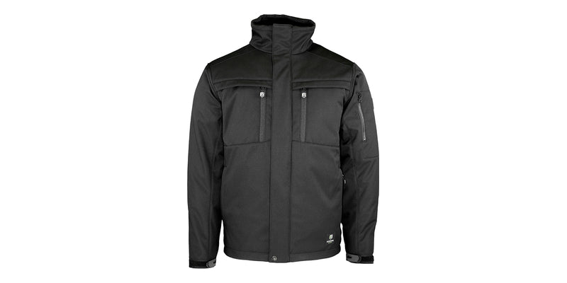 Bormio Arbeitskleidung, schwarze Softshelljacke Laris