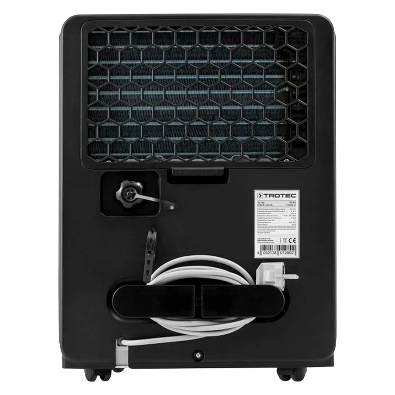 Luftentfeuchter | 30 l pro 24h | Komfortbetrieb | 720 W | 90 m² / 230 m³ | für Dauerbetrieb | Trotec TTK 96 E