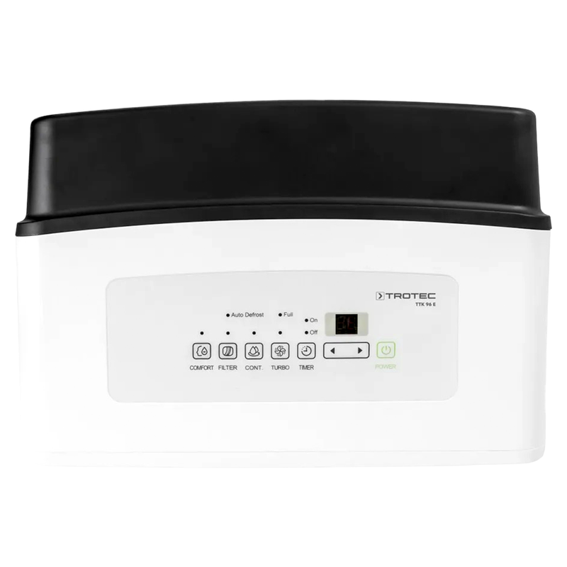 Luftentfeuchter | 30 l pro 24h | Komfortbetrieb | 720 W | 90 m² / 230 m³ | für Dauerbetrieb | Trotec TTK 96 E