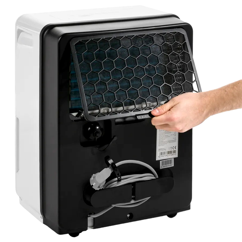 Luftentfeuchter | 30 l pro 24h | Komfortbetrieb | 720 W | 90 m² / 230 m³ | für Dauerbetrieb | Trotec TTK 96 E