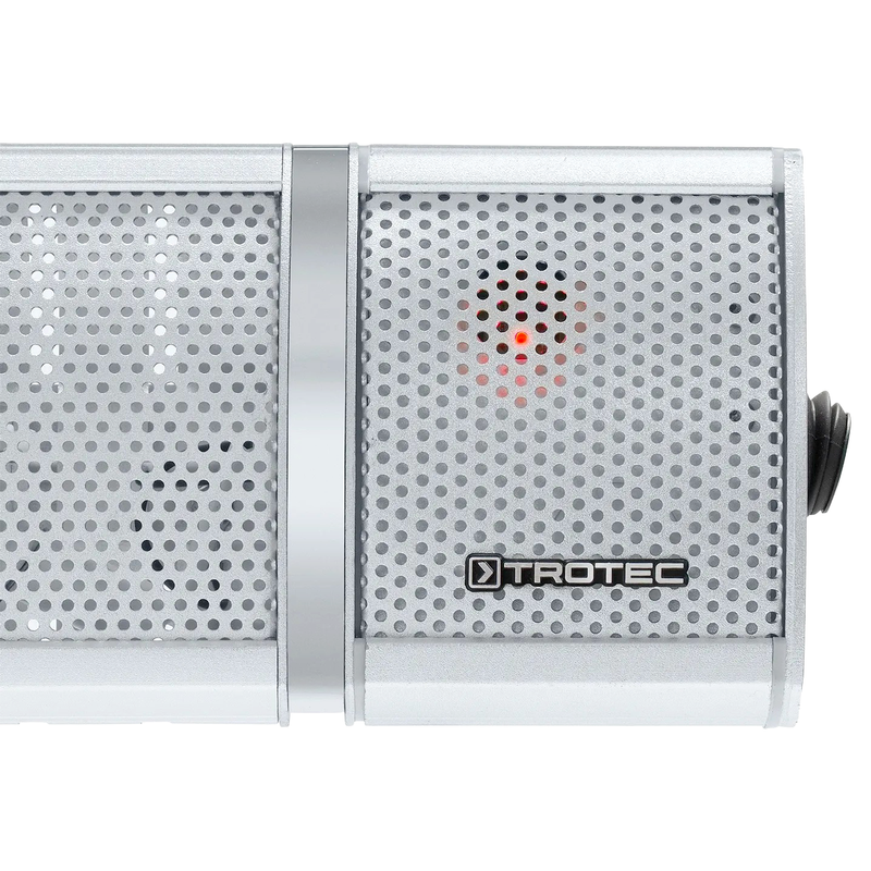 Infrarot-Heizstrahler | 2000 W | 3 Heizstufen | IP65 | blendarmes Licht | 14 m² | Trotec IR 2050