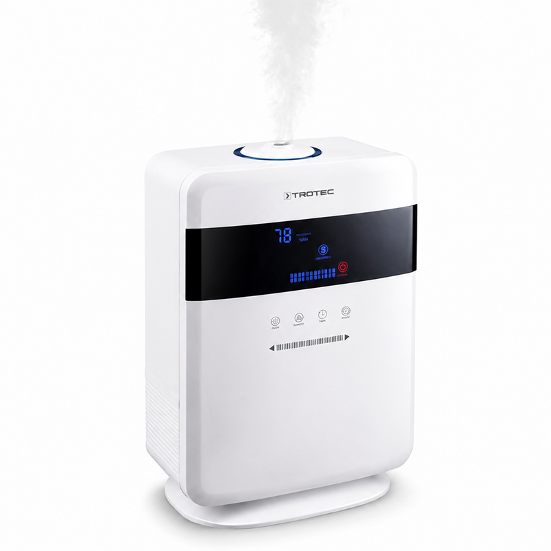 Ultraschall-Luftbefeuchter | 5 l Wassertank | 300 ml/h | Timer & Nachtmodus | Trotec B 6 E
