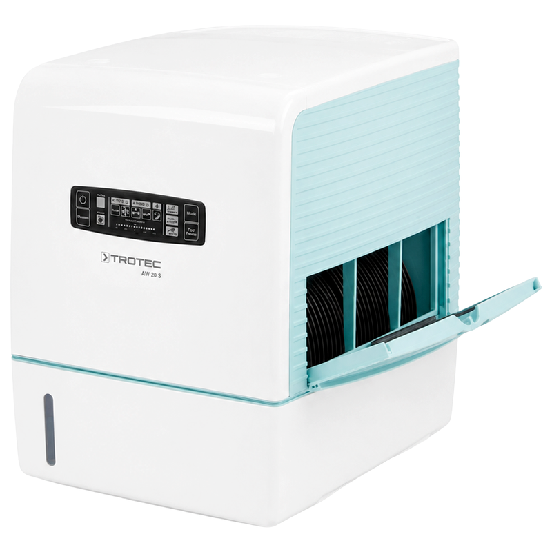 Luftwäscher | 750 ml/h | 3-in-1-Kombigerät | 24 W | 55 m² / 138 m³ | HEPA-Filter | Trotec AW 20 S