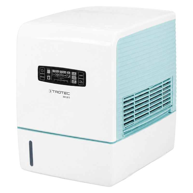 Luftwäscher | 750 ml/h | 3-in-1-Kombigerät | 24 W | 55 m² / 138 m³ | HEPA-Filter | Trotec AW 20 S