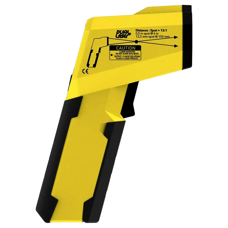 Pyrometer / Infrarot-Thermometer | -35 °C bis +800 °C | Dual-Laser | Messoptik 12:1 | Trotec BP21