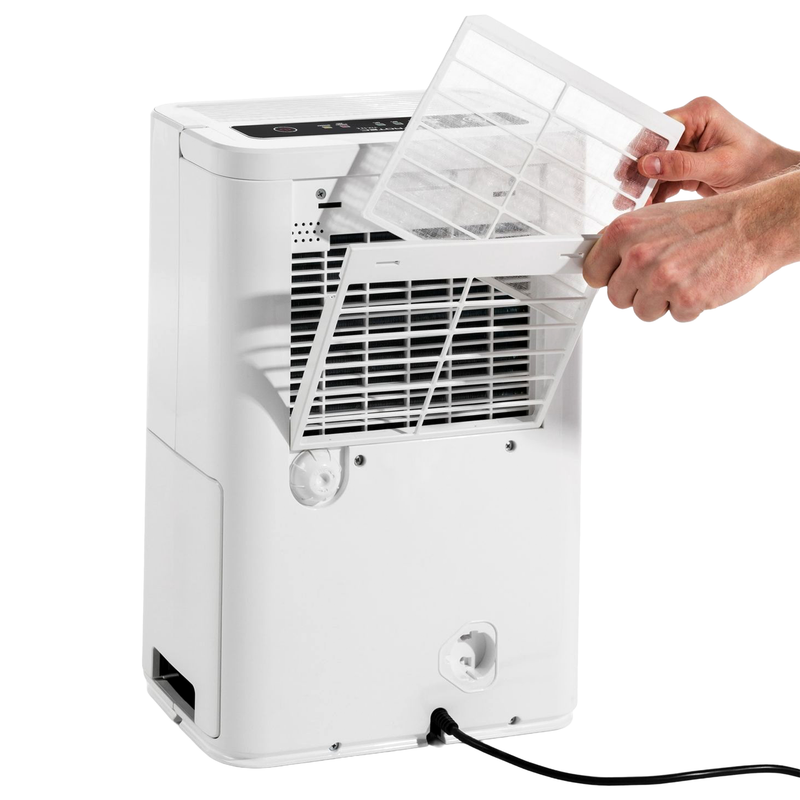Luftentfeuchter | 16 l pro 24h | Hygrostat | 300 W | 78 m³ | für Dauerbetrieb | Trotec TTK 52 E