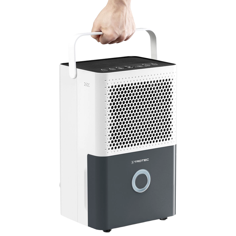Luftentfeuchter | 14 l pro 24h | Farb-LED-Feuchteampel | 240 W | 37 m³ | für Dauerbetrieb | Trotec TTK 33 E