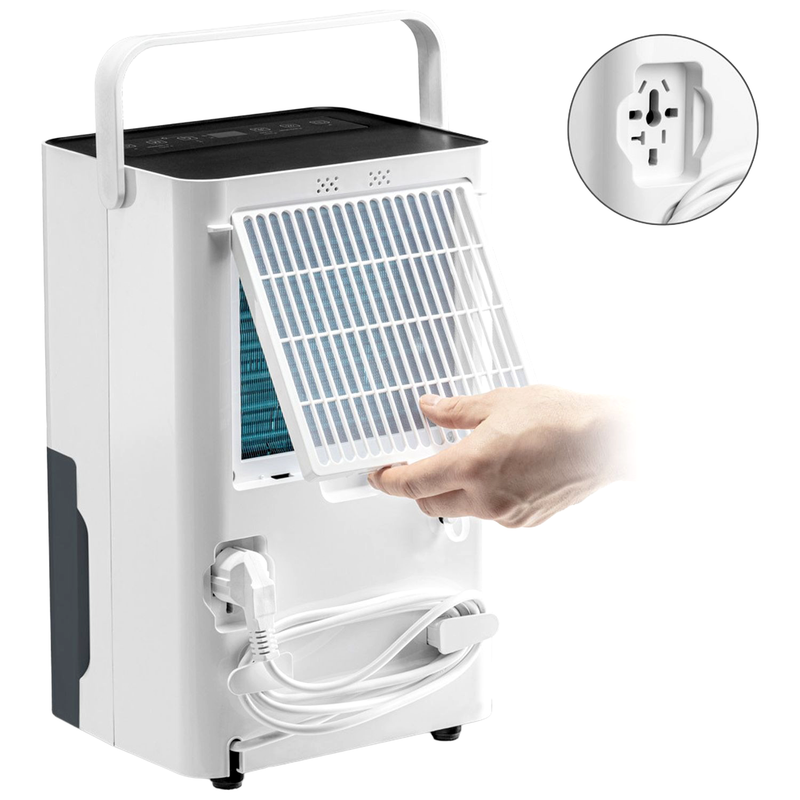 Luftentfeuchter | 14 l pro 24h | Farb-LED-Feuchteampel | 240 W | 37 m³ | für Dauerbetrieb | Trotec TTK 33 E