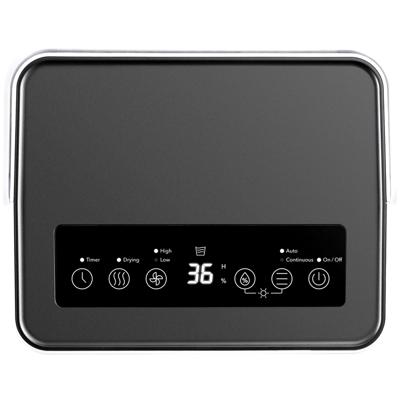 Luftentfeuchter | 14 l pro 24h | Farb-LED-Feuchteampel | 240 W | 37 m³ | für Dauerbetrieb | Trotec TTK 33 E