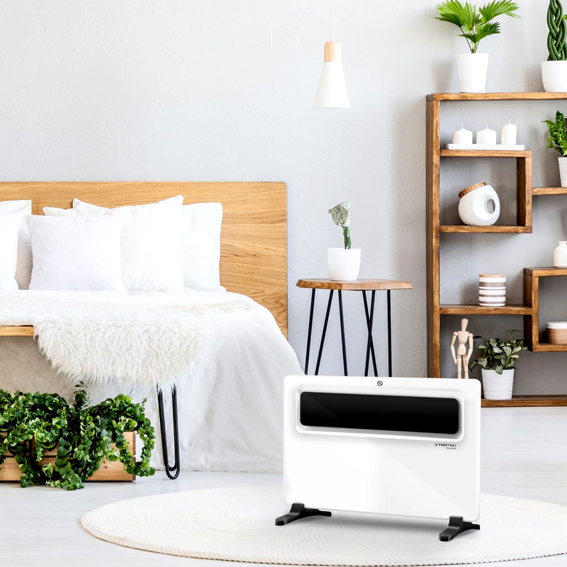 Elektroheizung / Konvektor | 1500 W | 20 m² / 50 m³ | Thermostat | IP24 | Trotec TCH 1510 E