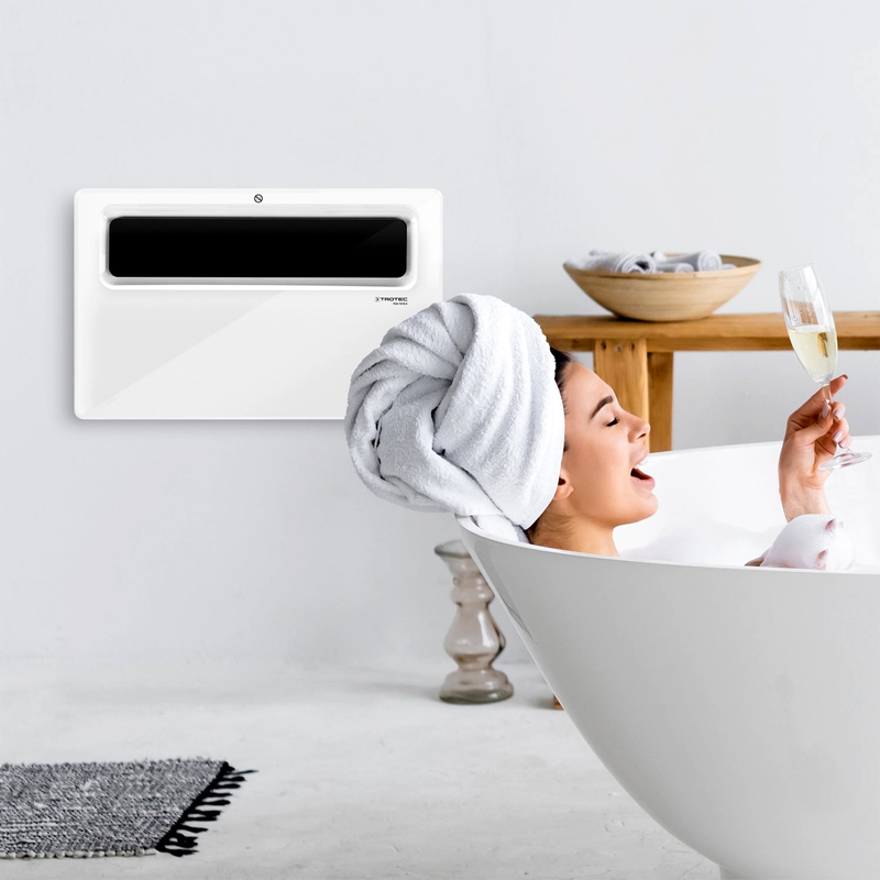 Elektroheizung / Konvektor | 1500 W | 20 m² / 50 m³ | Thermostat | IP24 | Trotec TCH 1510 E