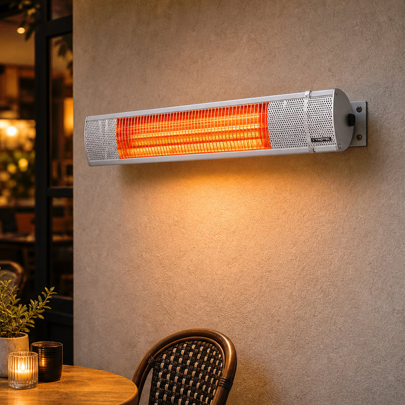 Infrarotstrahler IR 2010 | 2’000 W | IP65 | Low Glare | Wandmontage | Trotec