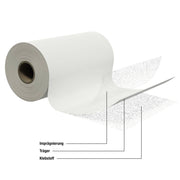 Abdeckpapier selbstklebend | wasserabweisend | imprägniert | 50 m | 62 g/m² | Permafix 042