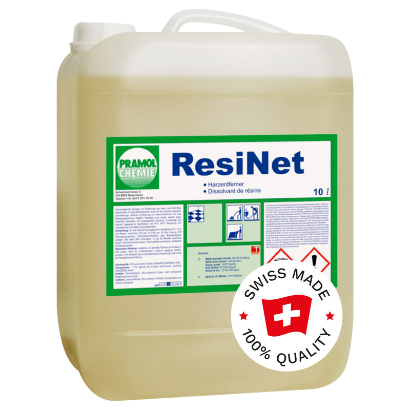 Harzentferner ResiNet | Sporthallenböden & Industrie | schaumarm | Pramol