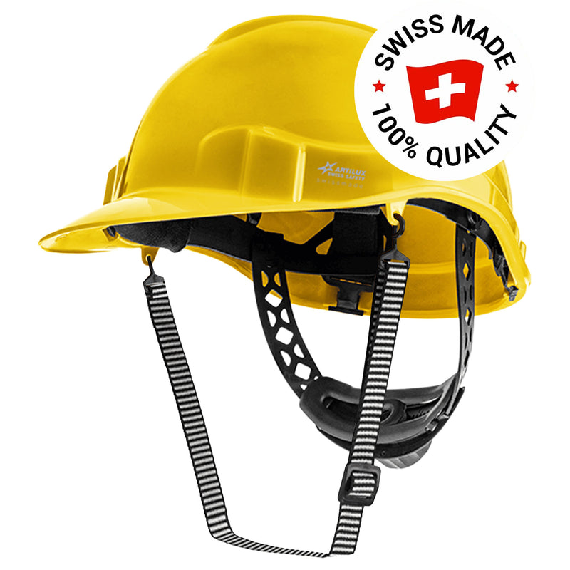 Schutzhelm ARTITOP SH100 | Polyethylen | 2-Punkt-Kinnband | Schirm | ROTO-System | belüftet | Swiss Made | ARTILUX