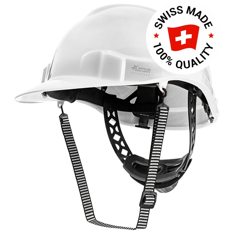 Schutzhelm ARTITOP SH100 | Polyethylen | 2-Punkt-Kinnband | Schirm | ROTO-System | belüftet | Swiss Made | ARTILUX