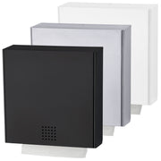 Papierhandtuchspender | Edelstahl mit Feinstruktur | 550 Blatt | PROOX 100