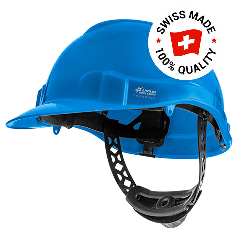 Schutzhelm ARTITOP SH100 | Polyethylen | 2-Punkt-Kinnband | Schirm | ROTO-System | belüftet | Swiss Made | ARTILUX