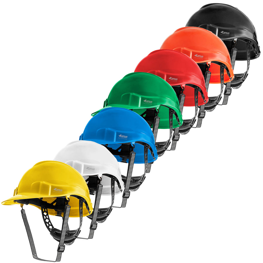 Schutzhelm ARTITOP SH100 | Polyethylen | 2-Punkt-Kinnband | Schirm | ROTO-System | belüftet | Swiss Made | ARTILUX