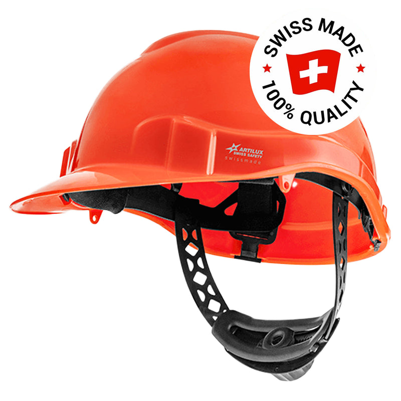 Schutzhelm ARTITOP SH100 | Polyethylen | 2-Punkt-Kinnband | Schirm | ROTO-System | belüftet | Swiss Made | ARTILUX