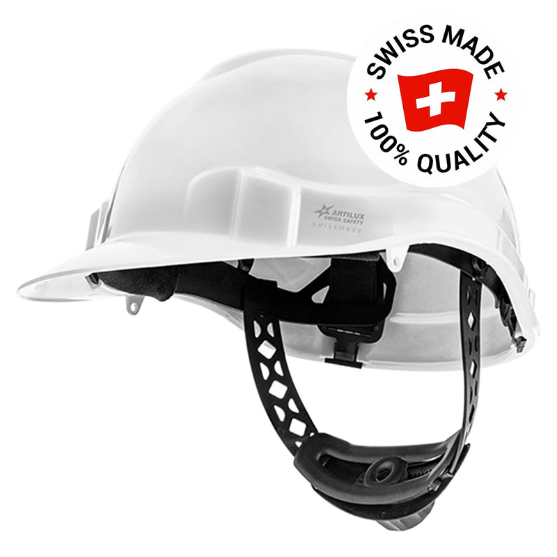 Schutzhelm ARTITOP SH100 | Polyethylen | 2-Punkt-Kinnband | Schirm | ROTO-System | belüftet | Swiss Made | ARTILUX