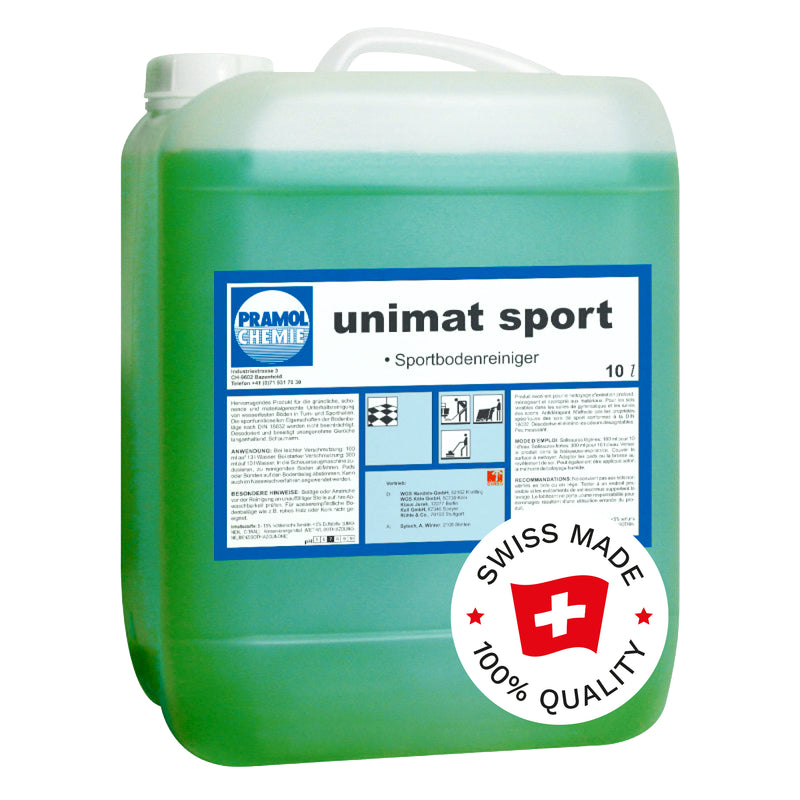 Sportbodenreiniger Unimat Sport | Turn- & Sporthallen | DIN 18032 | schaumarm | Pramol