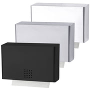 Papierhandtuchspender | Edelstahl mit Feinstruktur | 350 Blatt | PROOX 101