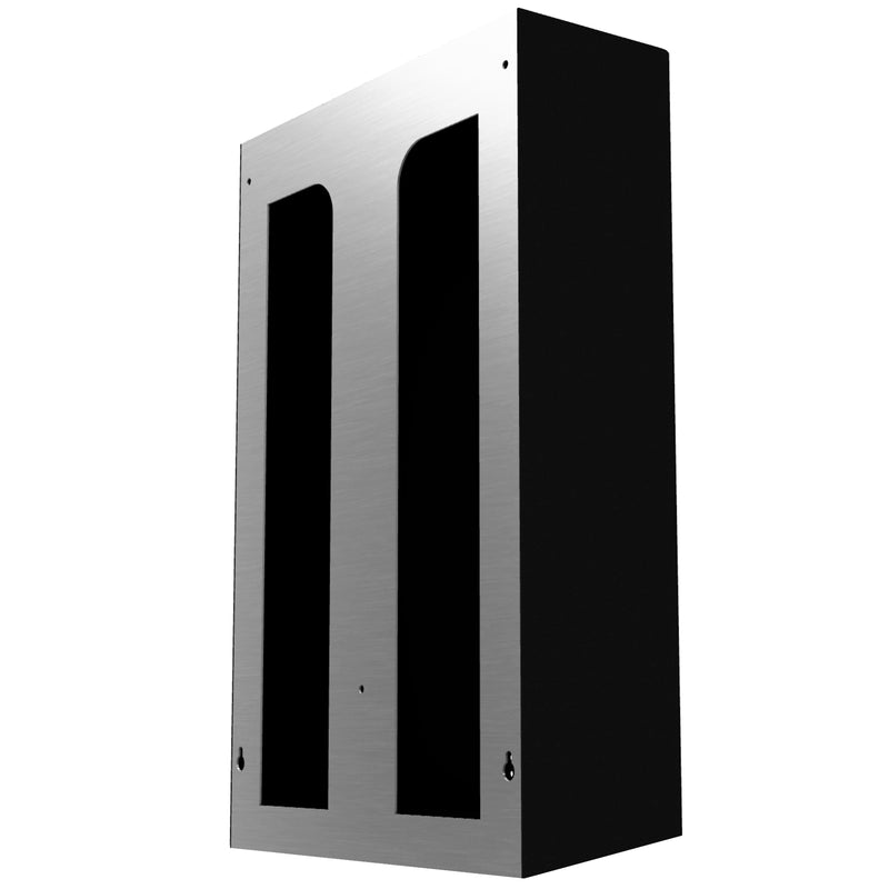 Papierhandtuchspender | Edelstahl mit Feinstruktur | 800 Blatt | PROOX 103