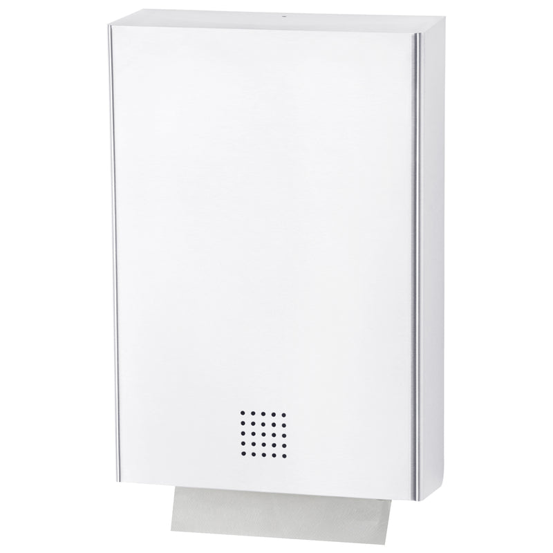 Papierhandtuchspender | Edelstahl mit Feinstruktur | 800 Blatt | PROOX 103