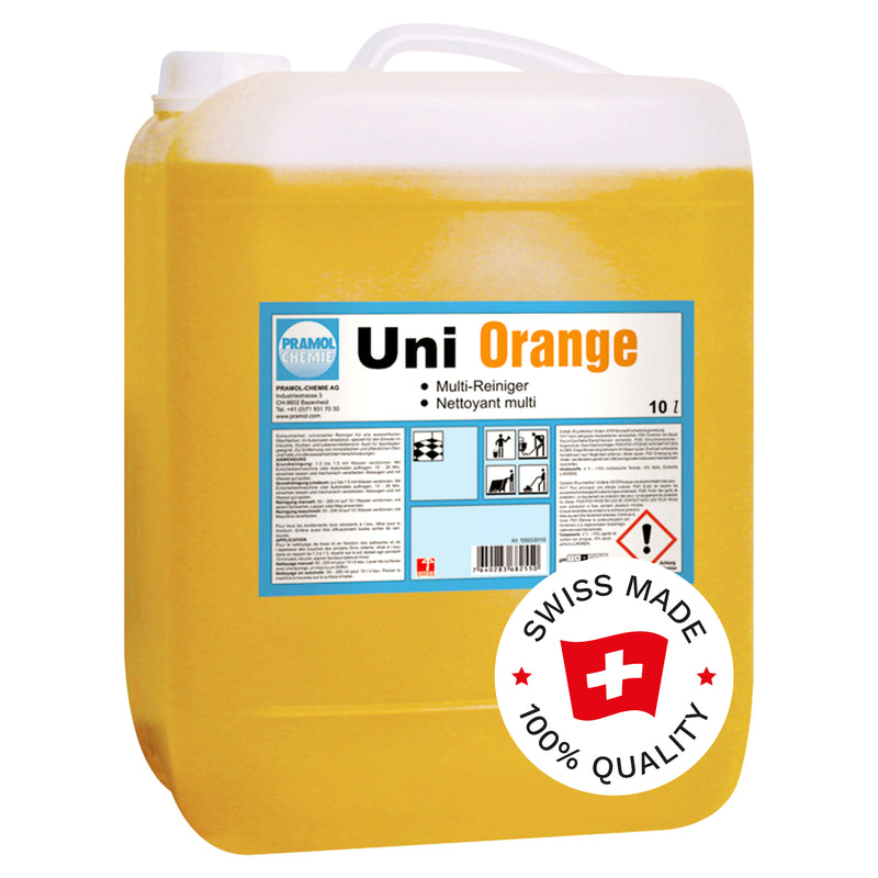 Multi-Reiniger Uni Orange | Industrie & Küche & Sportböden | schaumarm | Pramol