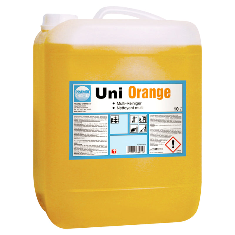 Multi-Reiniger Uni Orange | Industrie & Küche & Sportböden | schaumarm | Pramol