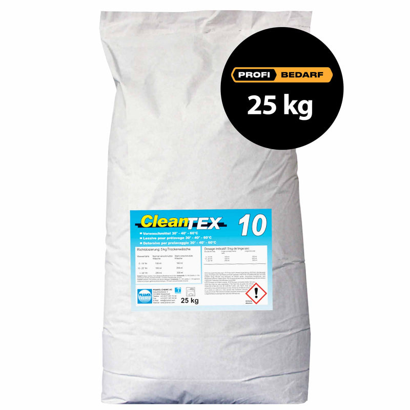 CleanTEX 10 Vorwaschmittel | 30°C | 40°C | 60°C | Pramol