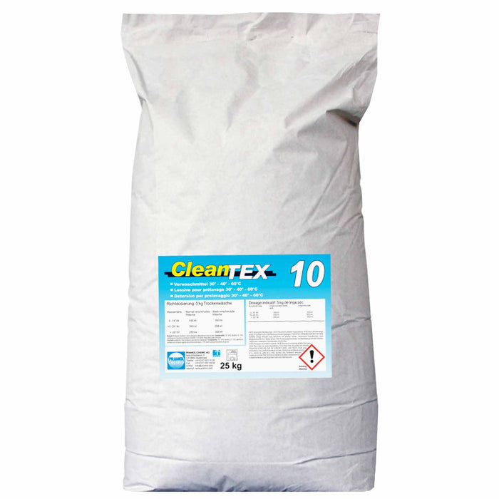 CleanTEX 10 Vorwaschmittel | 30°C | 40°C | 60°C | Pramol