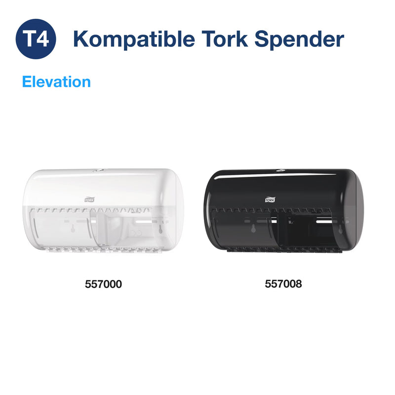 Toilettenpapier Kleinrolle T4 | 3-lagig | 30 m | 250 Blatt | Advanced | TORK 110883