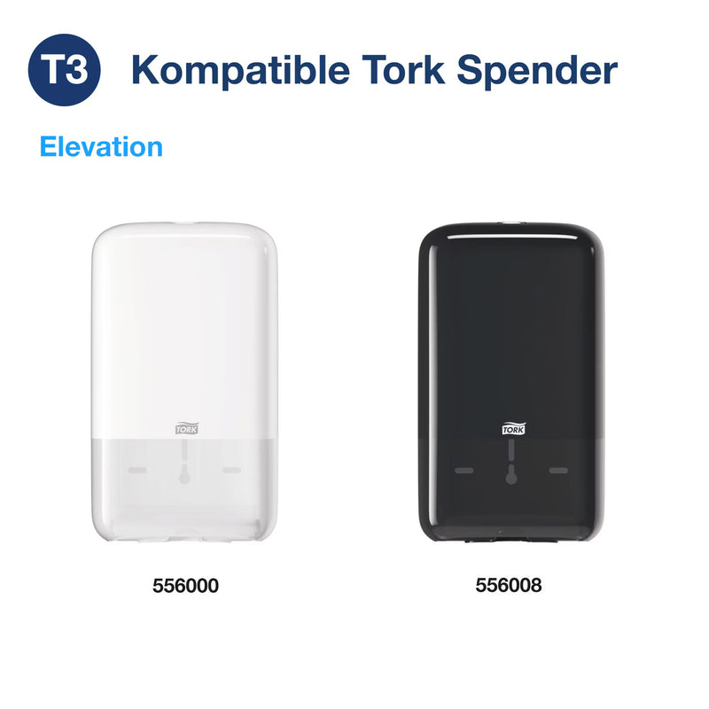 Toilettenpapier Extra Soft Einzelblatt T3 | 2-lagig | 7560 Blatt | Premium | TORK 114276