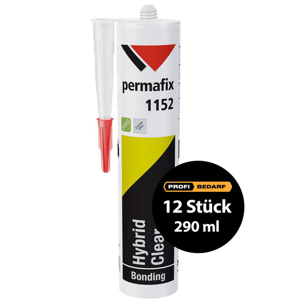 Montagekleber Clear Hybrid | 290 ml | transparent | glasklar | Permafix 1152