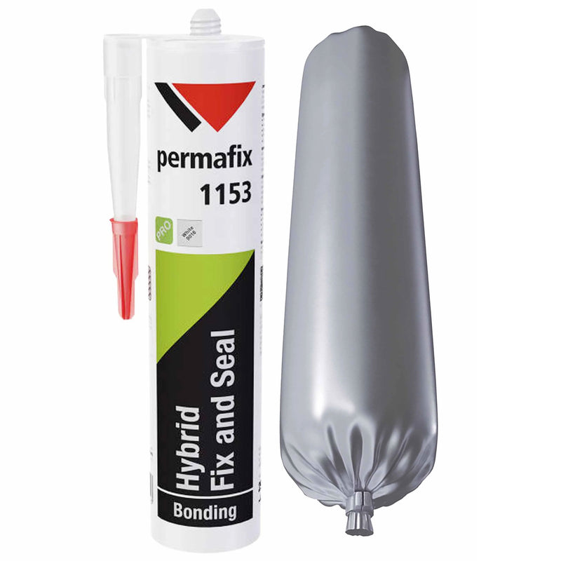 Kleb- & Dichtstoff 290 ml | dauerelastisch | UV-beständig | hohe Klebkraft | überstreichbar | Permafix 1153