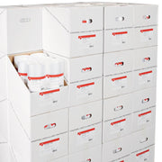 Bau-Abdeckfolie LDPE | 80 µm | 20 m x 20 cm | für Bauarbeiten | extra stark | Permafix 1560