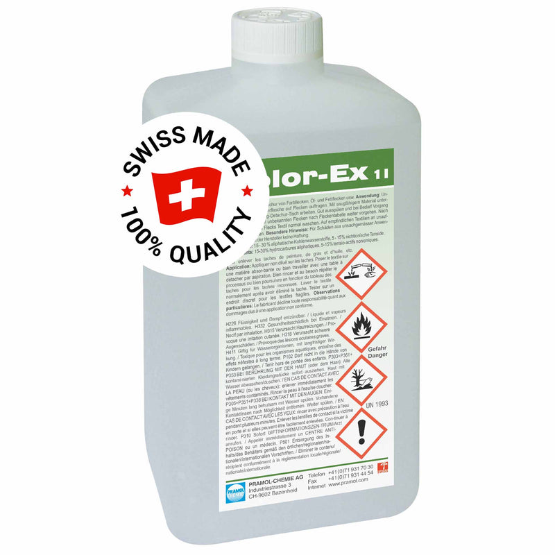 Fleckenentferner Color-Ex | Farbstoff-Entferner für Textilien | Pramol