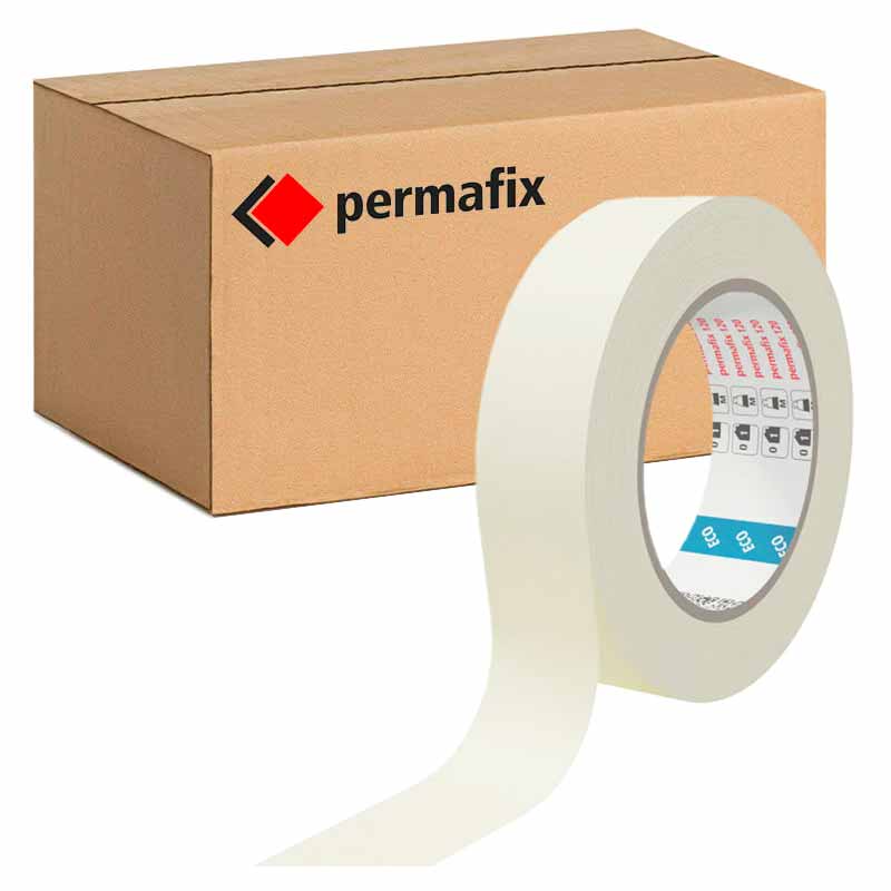 Krepp-Abdeckband | 50 m | 19 - 50 mm | widerstandsfähig | Permafix 120