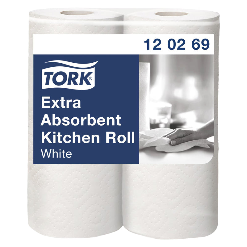 Küchenrolle | extra saugfähig | 2-lagig | 15,23 m | 64 Blatt | Premium | TORK 120269