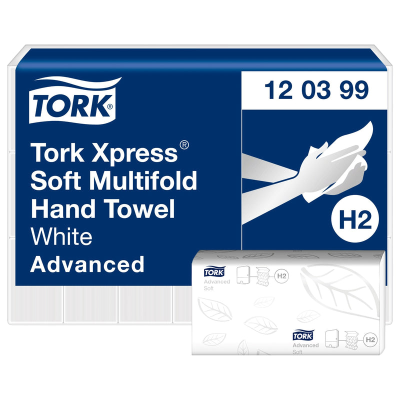 Papierhandtücher Xpress® Multifold H2 | 2-lagig | Advanced | Recycling | TORK 120399
