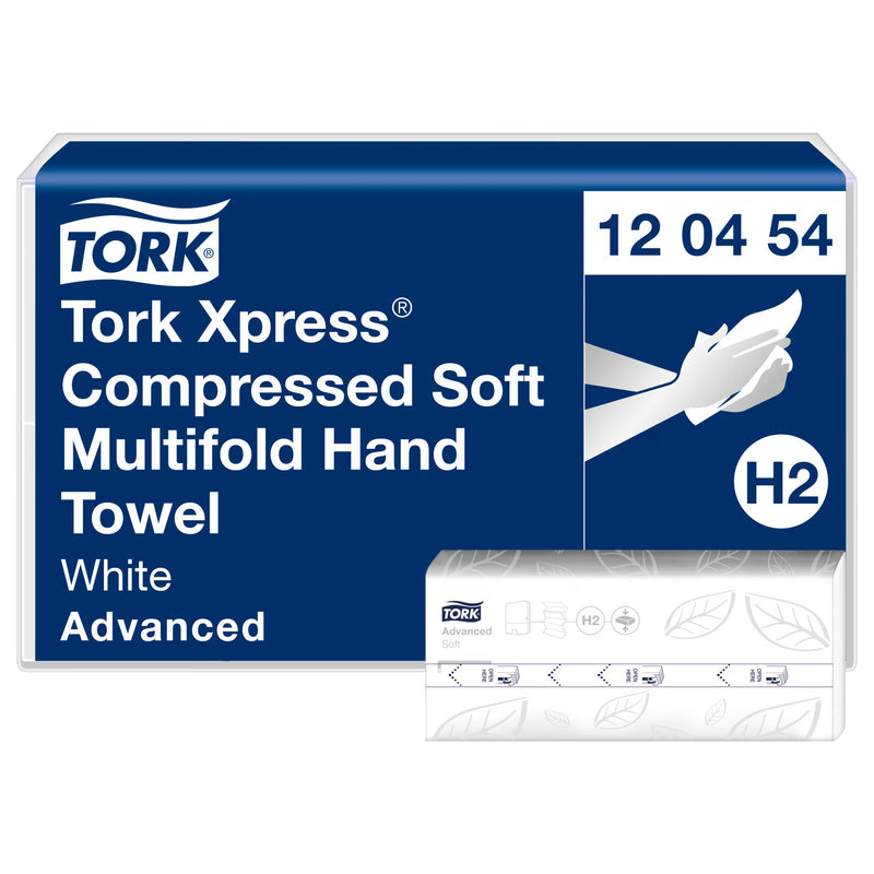 Papierhandtücher Xpress® Multifold H2 | 2-lagig | Advanced | Komprimiert | Recycling | TORK 120454