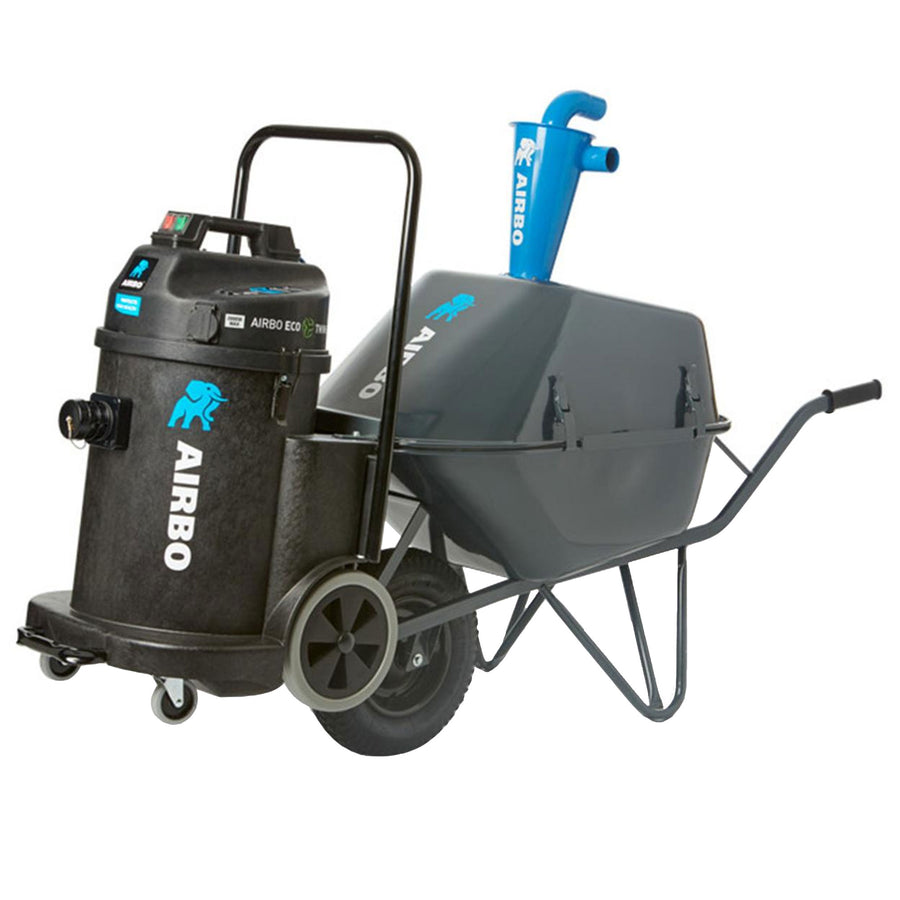 Vorabscheider 120 L | für Grob- & Feinstaub | Universalzyklon | für alle Staubsauger | Airbo HE 120