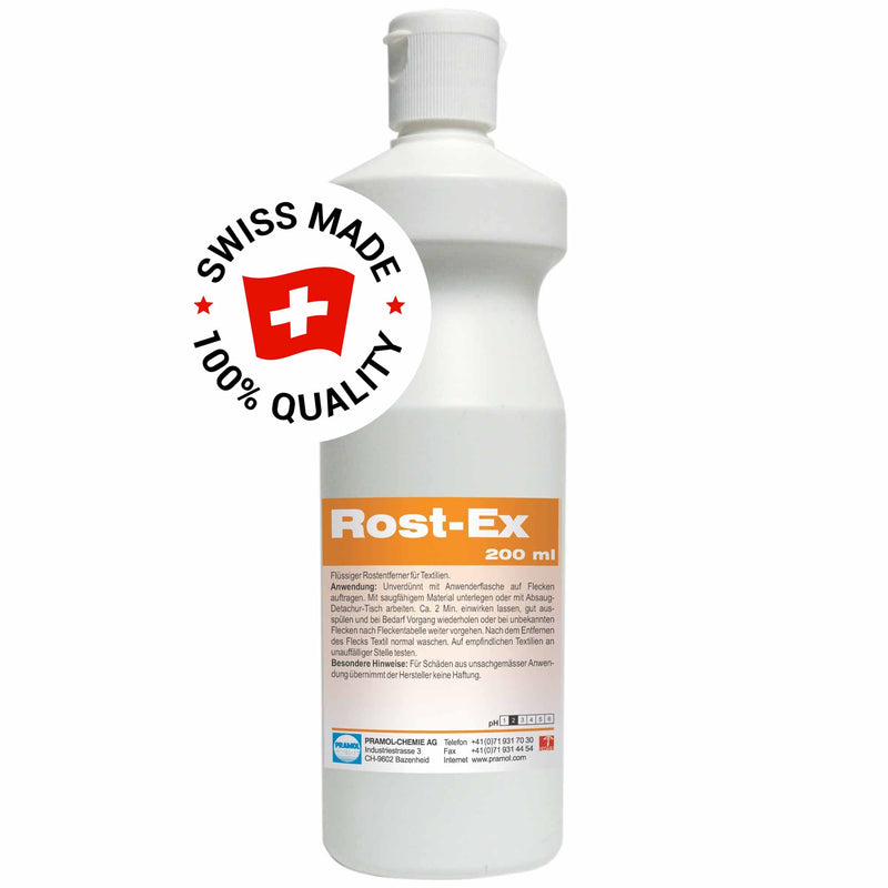 Fleckenentferner Rost-Ex | Rostentferner für Textilien | Pramol