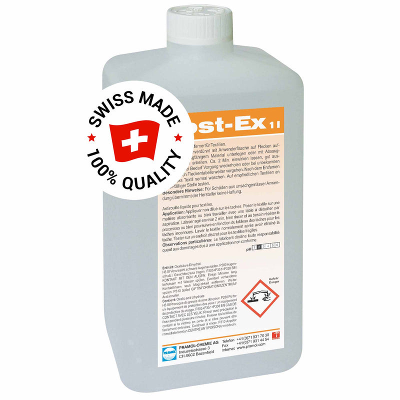 Fleckenentferner Rost-Ex | Rostentferner für Textilien | Pramol