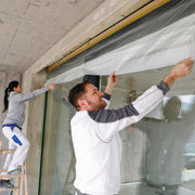 Maler-Abdeckfolie mit Washi Goldband | 55 - 270 cm | für lange Anwendung | Permafix 062