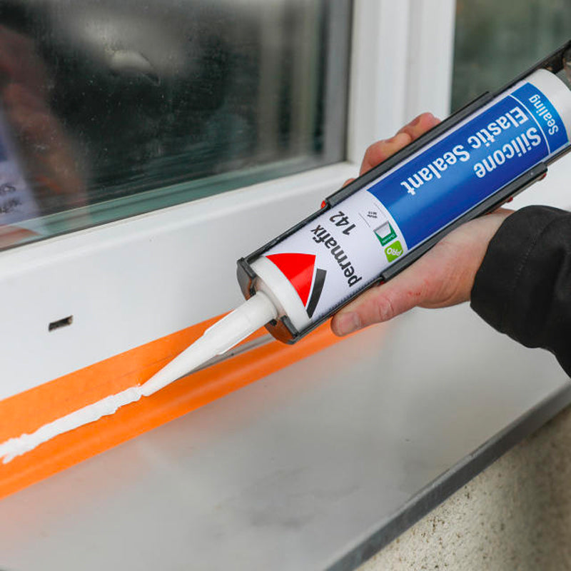 Silikon-Dichtmasse Elastic 310 ml | dauerelastisch | UV-beständig | schimmelhemmend | innen & aussen | Permafix 142