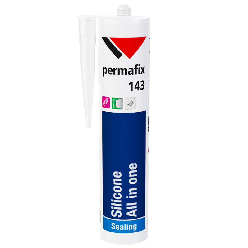 Silikon-Dichtmasse All In One 310 ml | dauerelastisch | natursteinverträglich | schimmelhemmend | Permafix 143