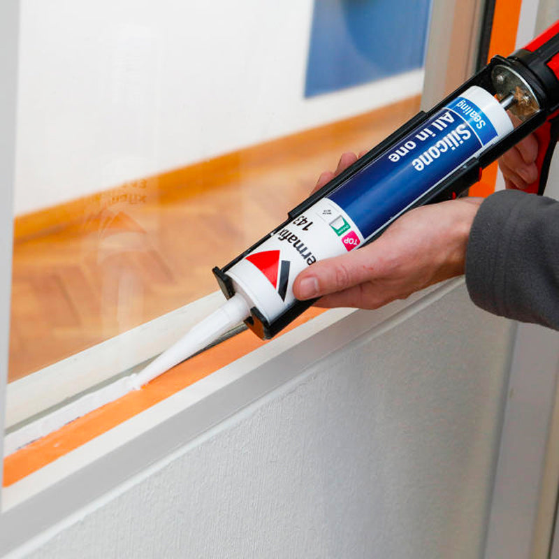 Silikon-Dichtmasse All In One 310 ml | dauerelastisch | natursteinverträglich | schimmelhemmend | Permafix 143